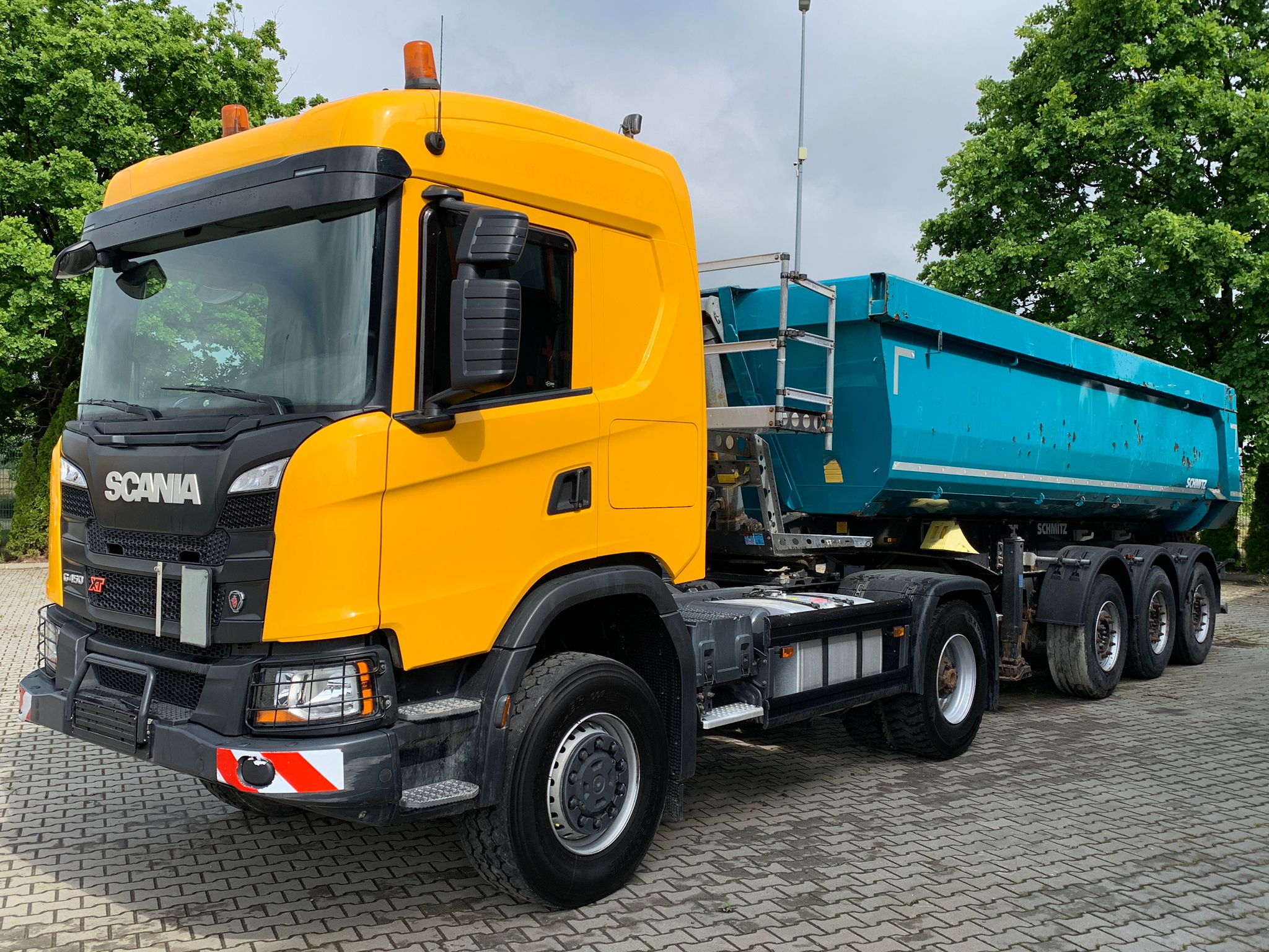 SCANIA G450 XT 4x4 EURO6 CIĄGNIK SIODŁOWY Z HYDRAULIKĄ WYWROTU